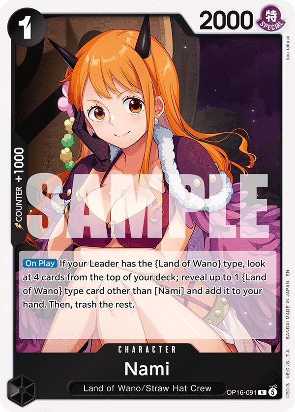 Nami OP16-091 – The Time of Battle | One Piece TCG