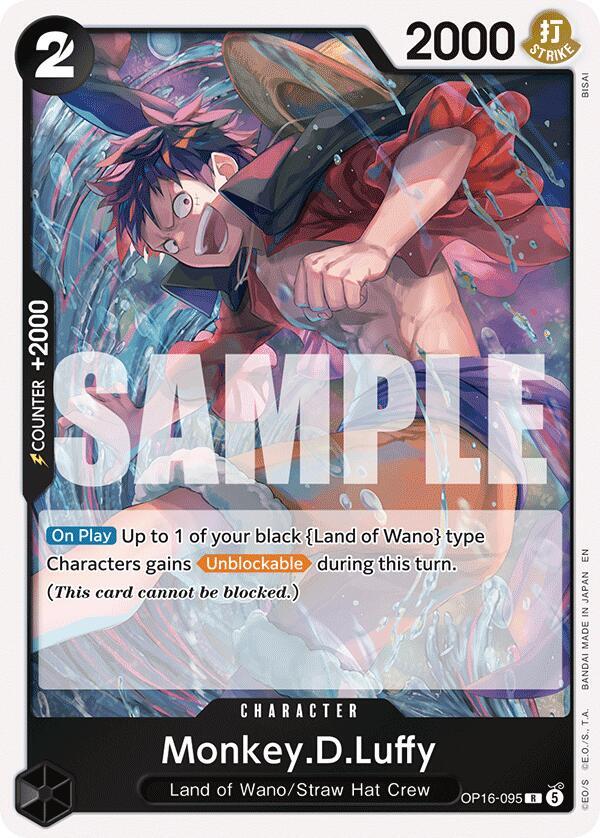 Monkey.D.Luffy OP16-095 – The Time of Battle | One Piece TCG