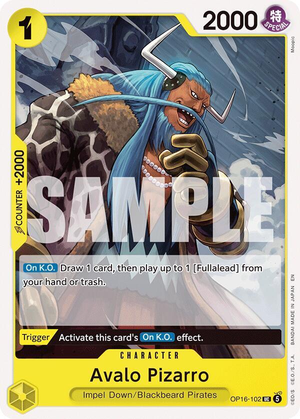 Avalo Pizarro OP16-102 – The Time of Battle | One Piece TCG
