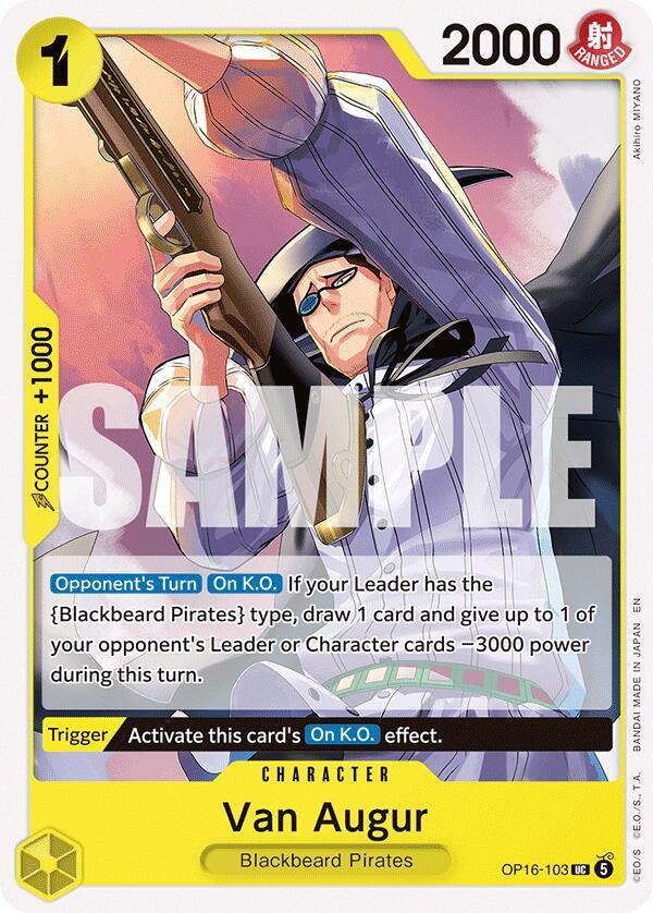 Van Augur OP16-103 – The Time of Battle | One Piece TCG