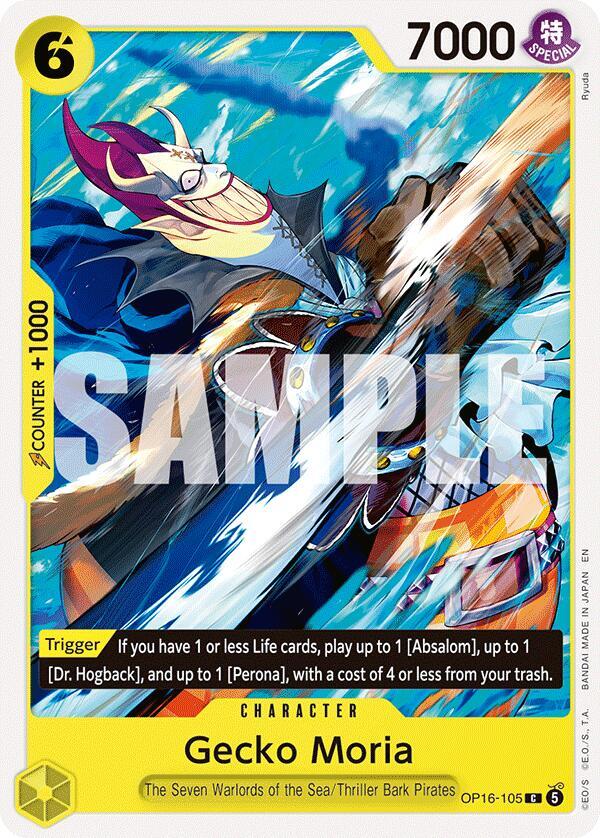 Gecko Moria OP16-105 – The Time of Battle | One Piece TCG