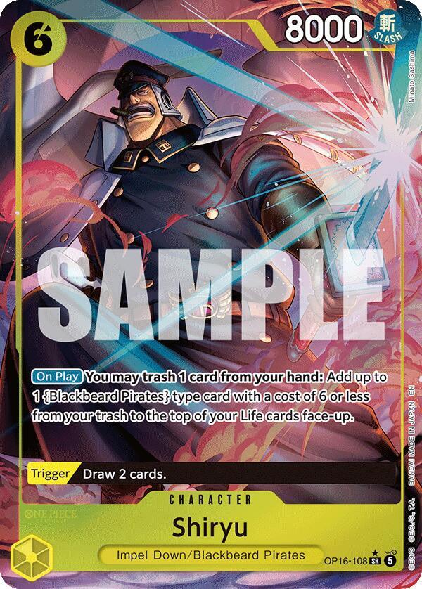 Shiryu (Full Art) OP16-108 – The Time of Battle | One Piece TCG