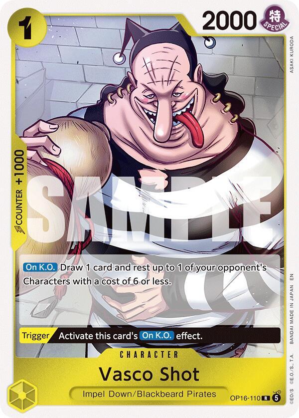 Vasco Shot OP16-110 – The Time of Battle | One Piece TCG