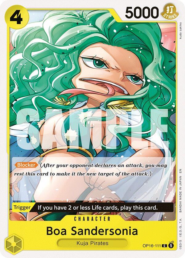 Boa Sandersonia OP16-111 – The Time of Battle | One Piece TCG