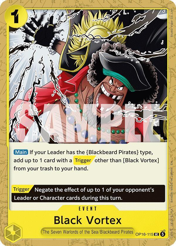 Black Vortex OP16-115 – The Time of Battle | One Piece TCG