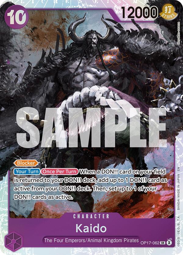 Kaido OP17-062 – The World's Strongest Warriors | One Piece TCG
