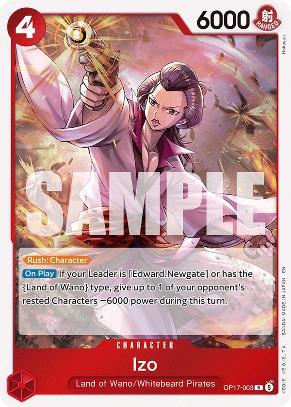 Izo OP17-003 – The World's Strongest Warriors | One Piece TCG