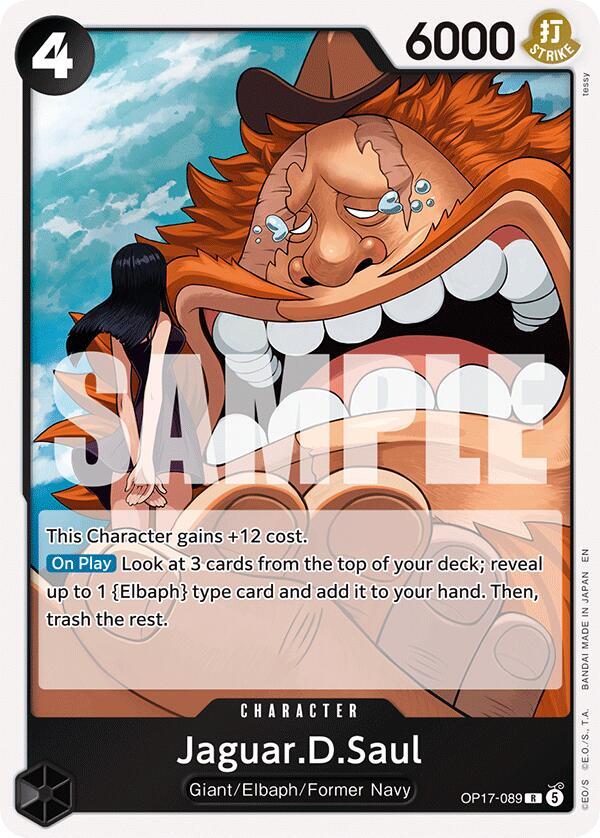 Jaguar D. Saul OP17-089 – The World's Strongest Warriors | One Piece TCG