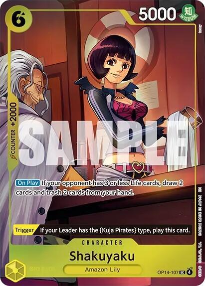 Shakuyaku One Piece Card Game Illustration Box Vol. 7 OP14-107 | One Piece TCG