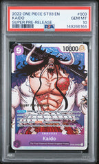Kaido ST04-003 Super Pre-Release | PSA 10
