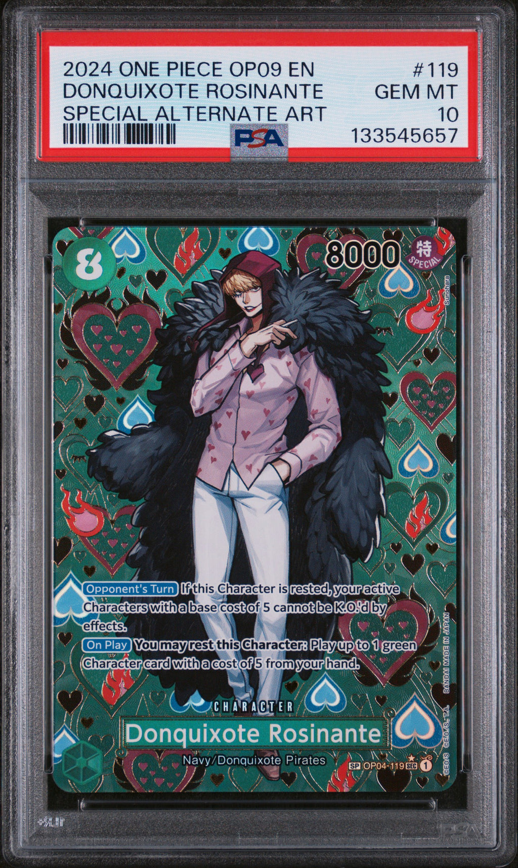 Donquixote Rosinante SP OP04-119 | PSA 10