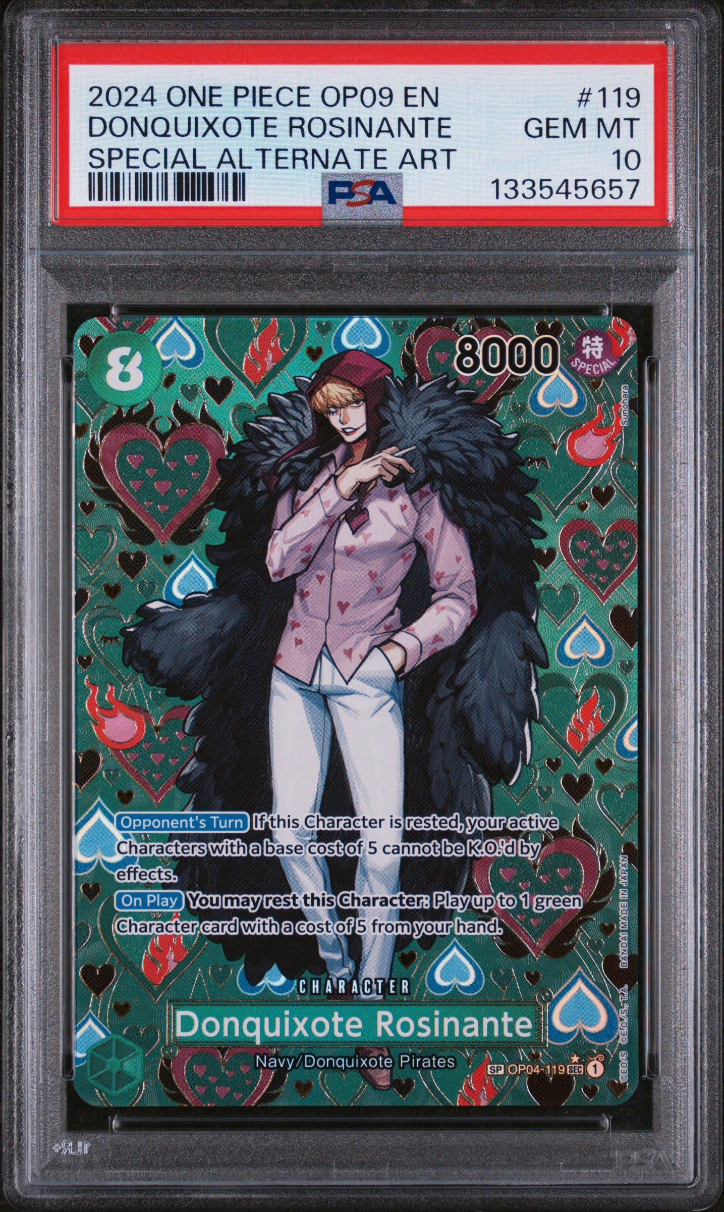 Donquixote Rosinante SP OP04-119 | PSA 10