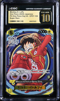 JP Monkey D. Luffy OP07-109 - One Piece Day '24 | CGC 10