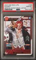 Shanks OP01-120 For Japan Serialised | PSA 10