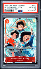 Ace & Sabo & Luffy Alternate Art Sequential Set