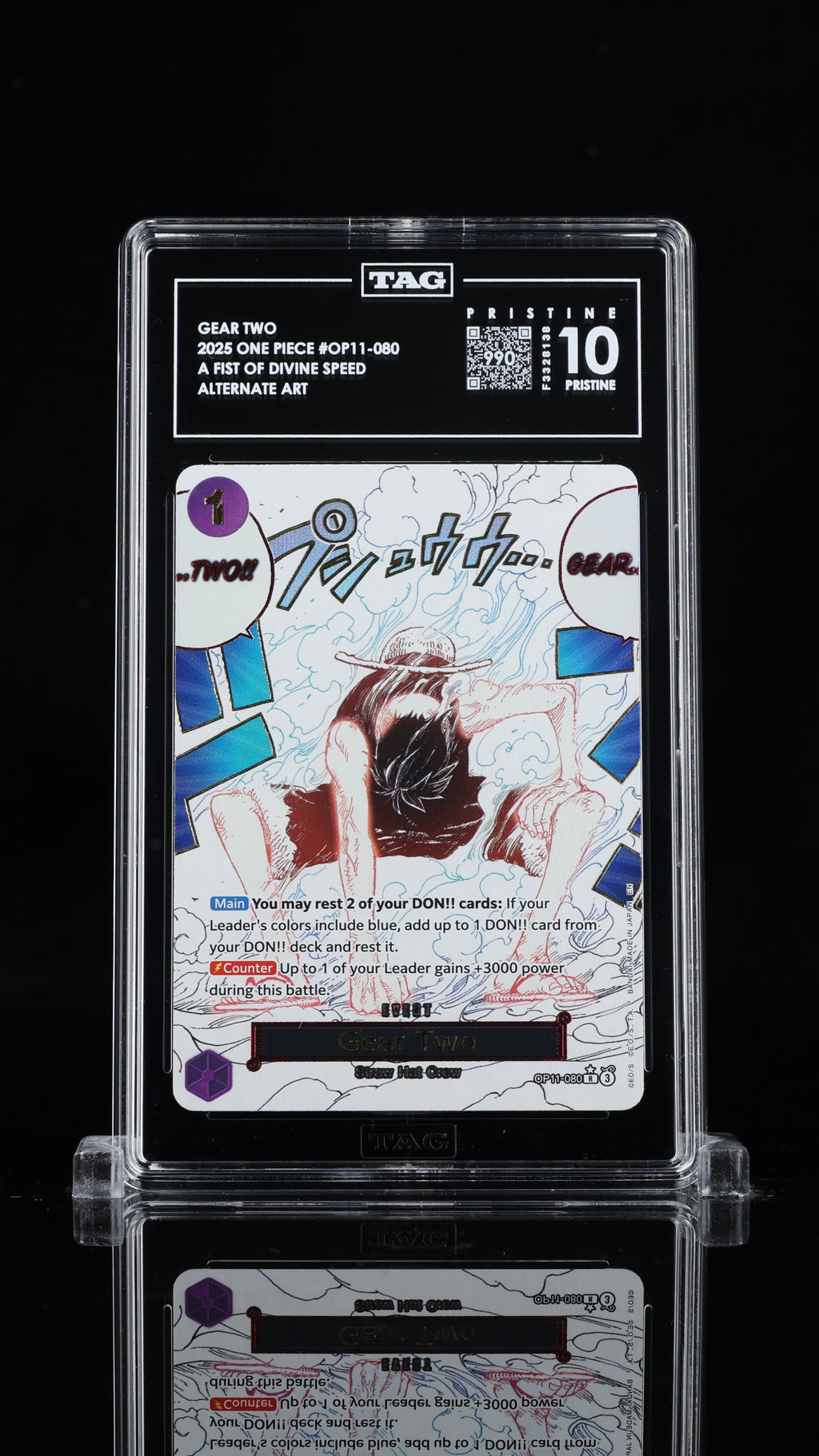 Gear Two Alternate Art OP11-080 | TAG PRISTINE 10