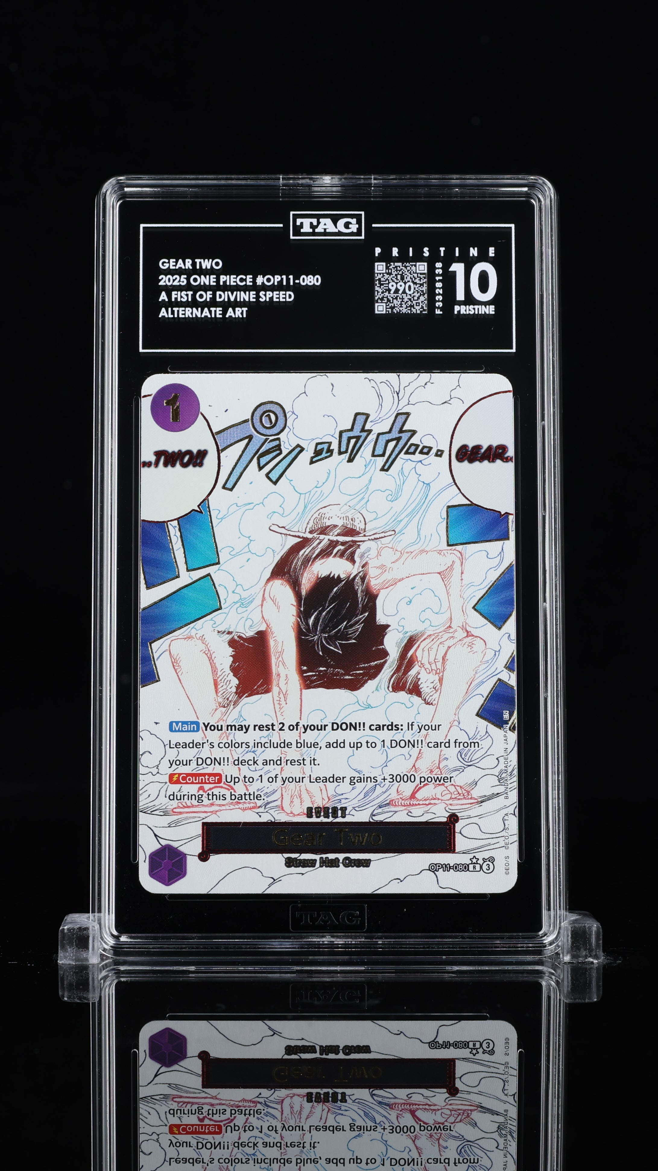 Gear Two Alternate Art OP11-080 | TAG PRISTINE 10