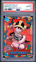 Seq JP Monkey D. Luffy One Piece Day 25' | PSA 10