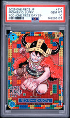 Seq JP Monkey D. Luffy One Piece Day 25' | PSA 10
