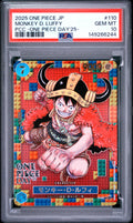 Seq JP Monkey D. Luffy One Piece Day '25 | PSA 10
