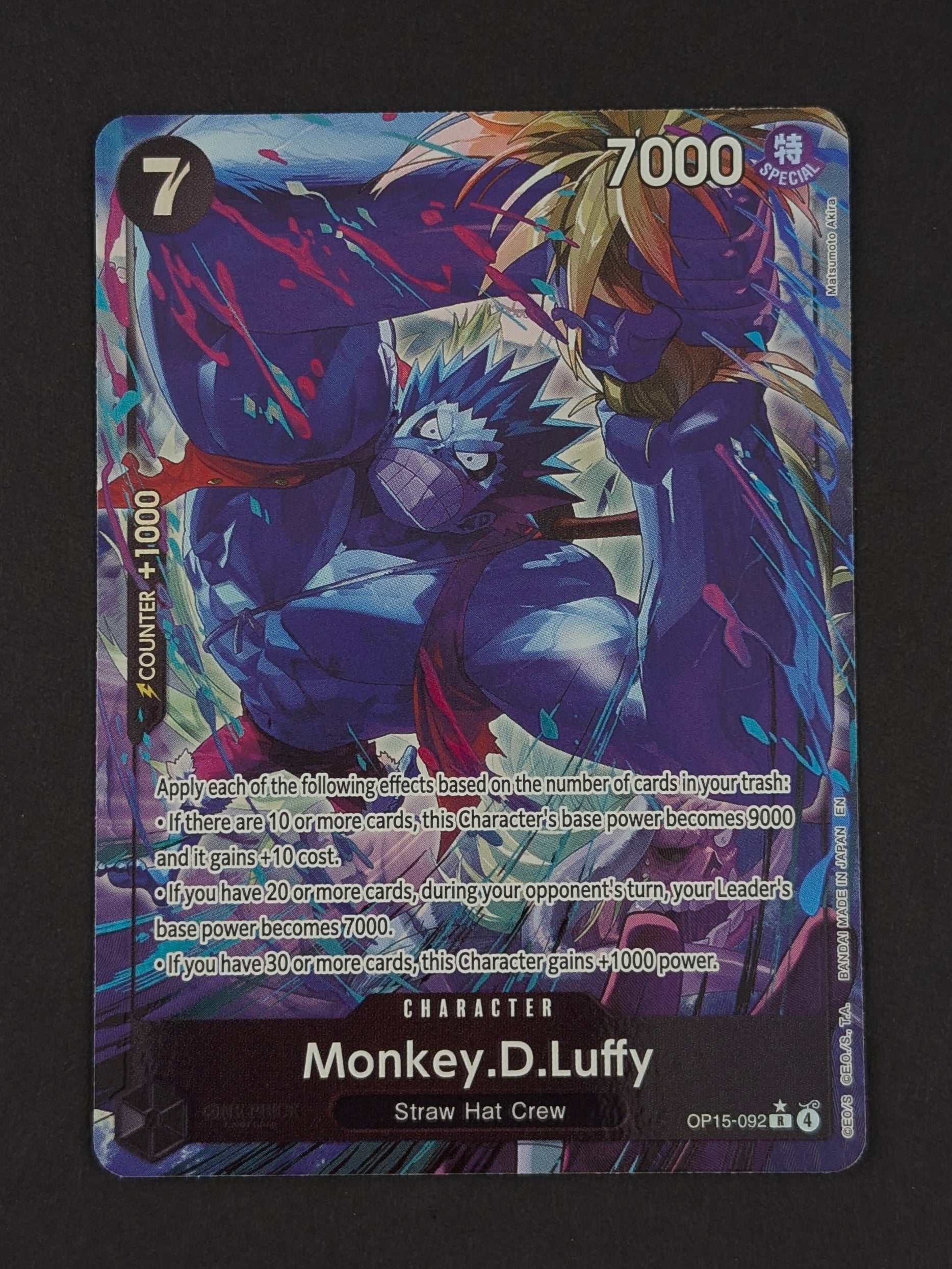 Monkey.D.Luffy Alternate Art OP15-092 – Adventure on Kami's Island