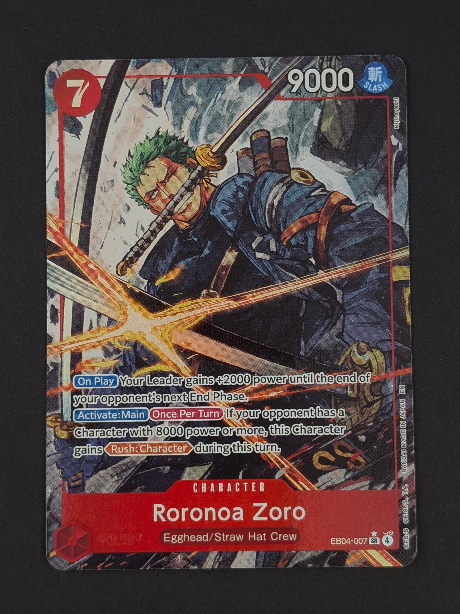 Roronoa Zoro Alternate Art EB04-007 – Adventure on Kami's Island