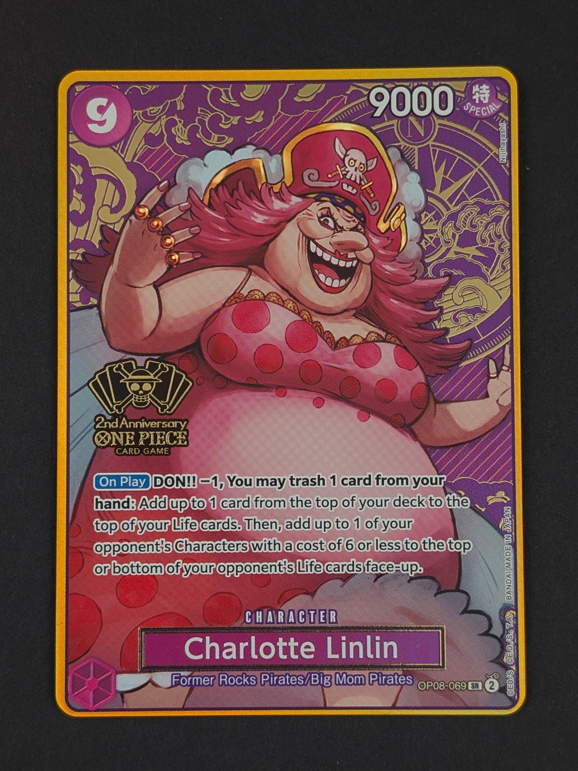 Charlotte Linlin One Piece Japanese Version 2nd Anniversary Set OP08-069