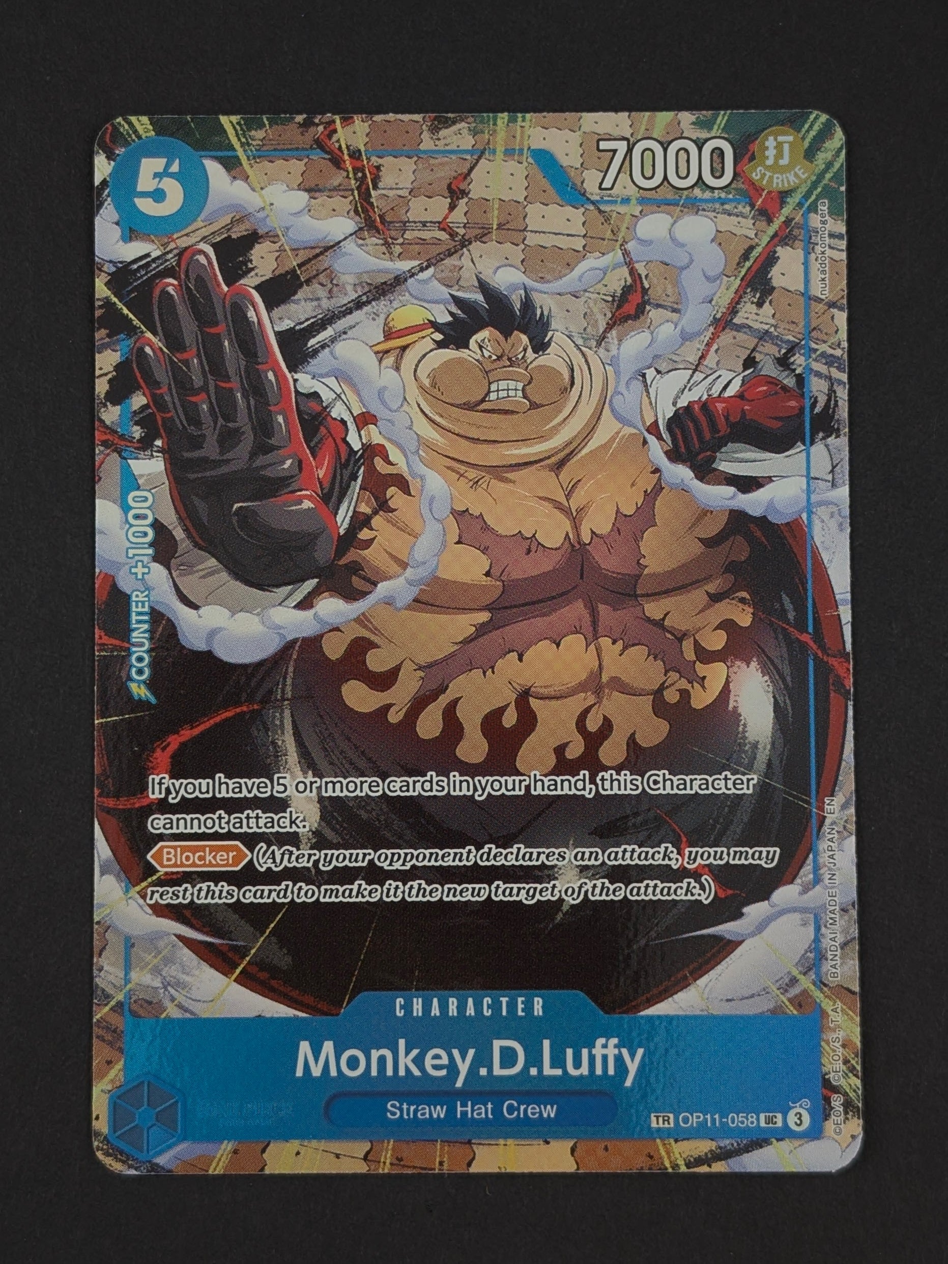 Monkey D. Luffy Treasure Rare OP11-058 – Carrying On His Will