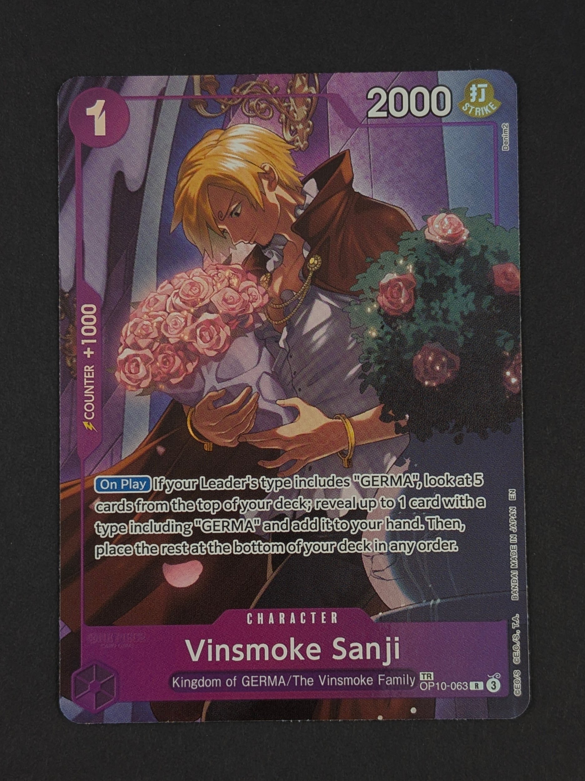 Vinsmoke Sanji Treasure Rare OP10-063 – Legacy of the Master
