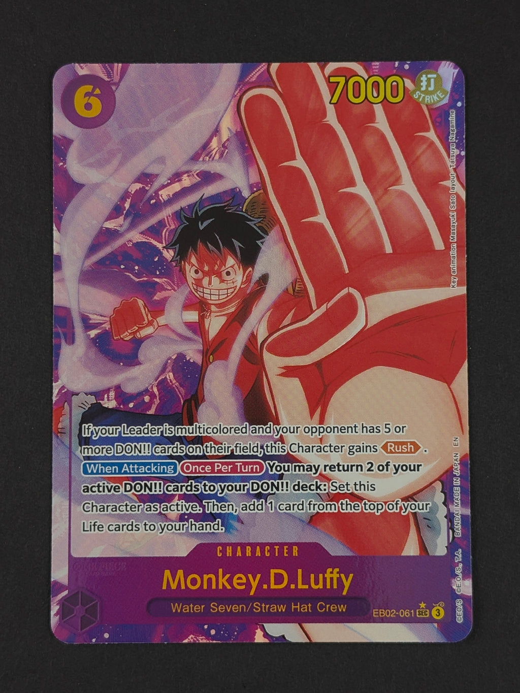 Monkey.D.Luffy Alternate Art EB02-061 – Anime 25th Collection