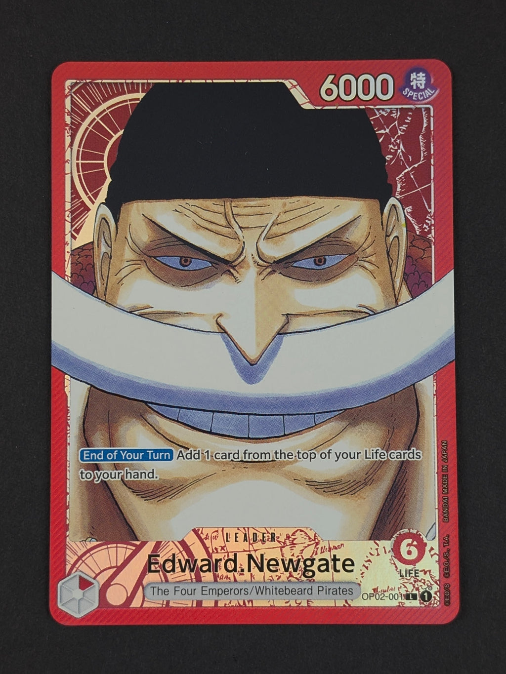 Edward.Newgate Alternate Art OP02-001 – Paramount War