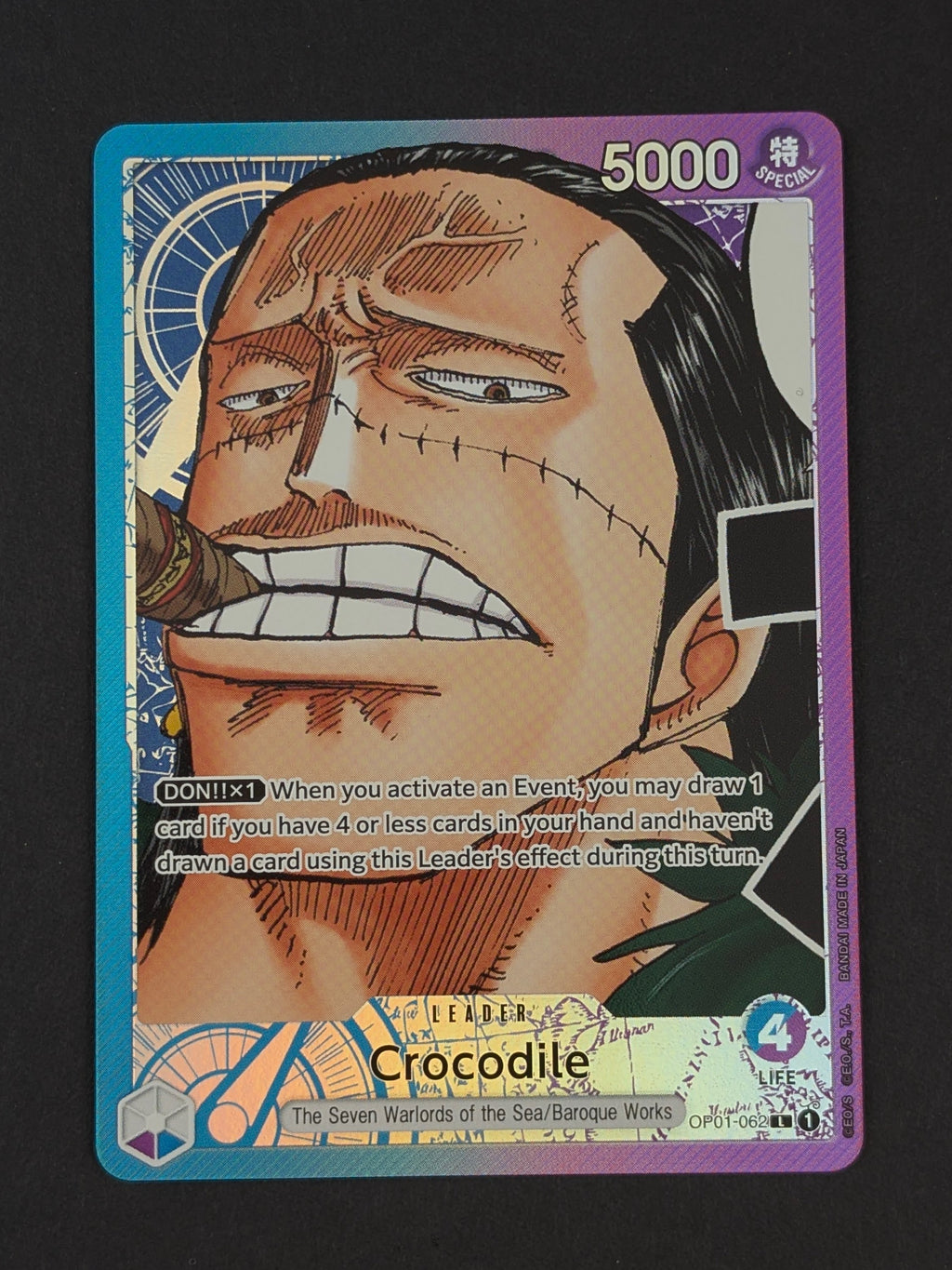 Crocodile Alternate Art OP01-062 - Romance Dawn