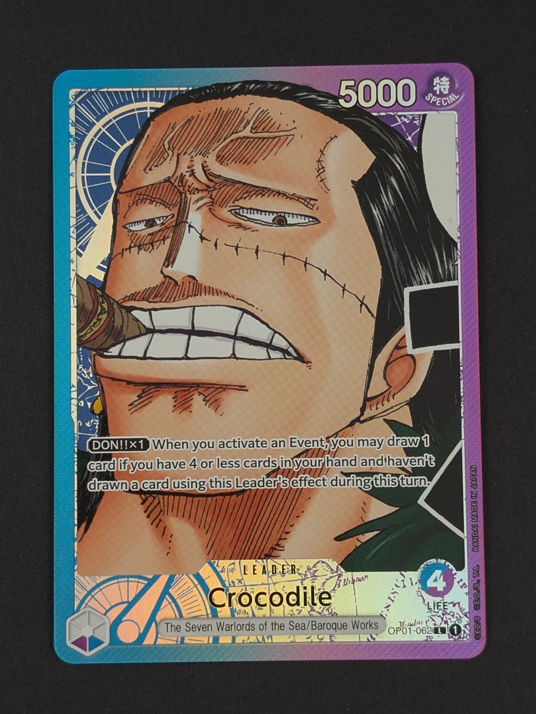 Crocodile Alternate Art OP01-062 - Romance Dawn