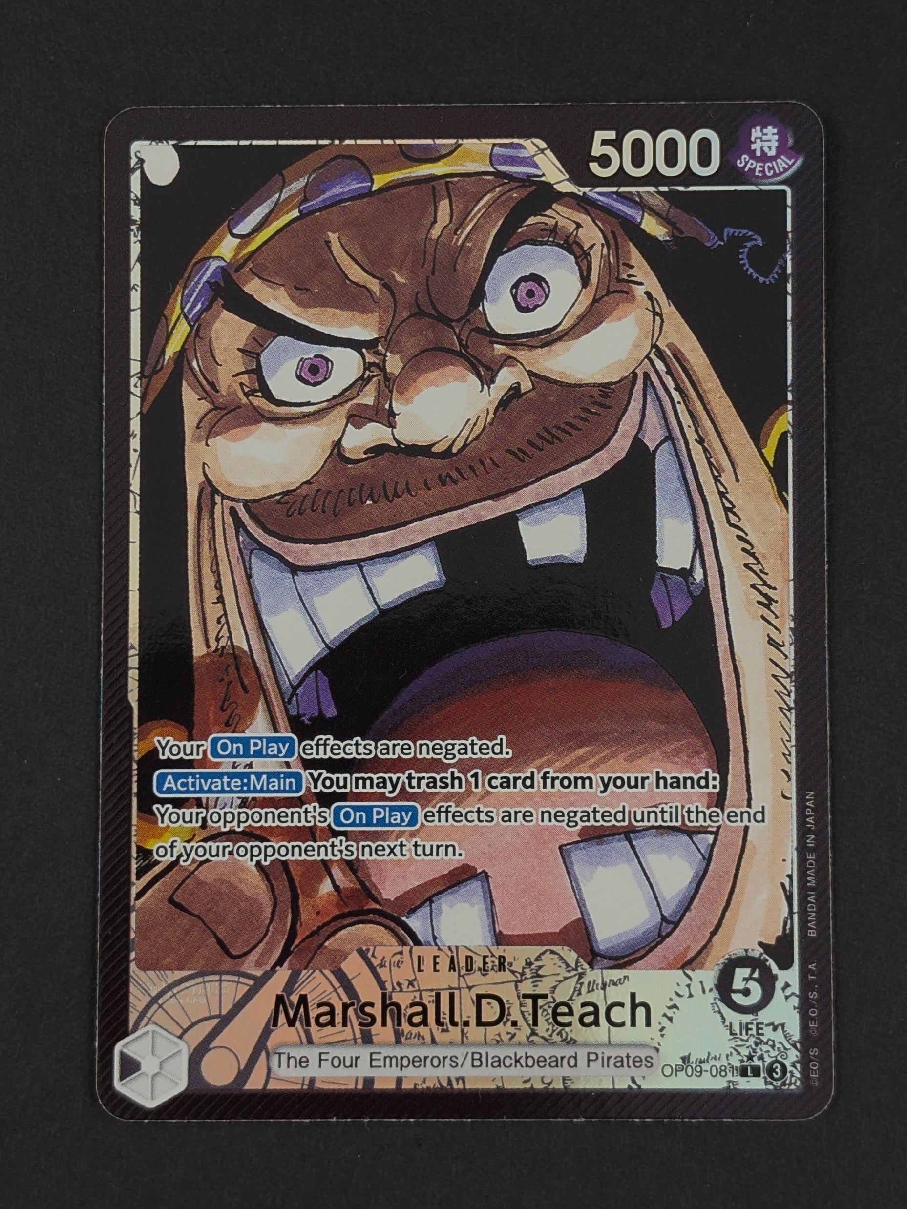 Marshall D. Teach Alternate Art OP09-081 - Emperors in the New World