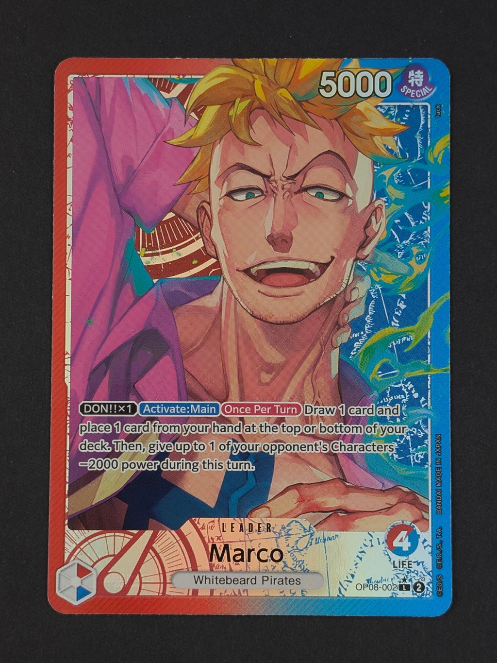 Marco Alternate Art OP08-002 - Two Legends