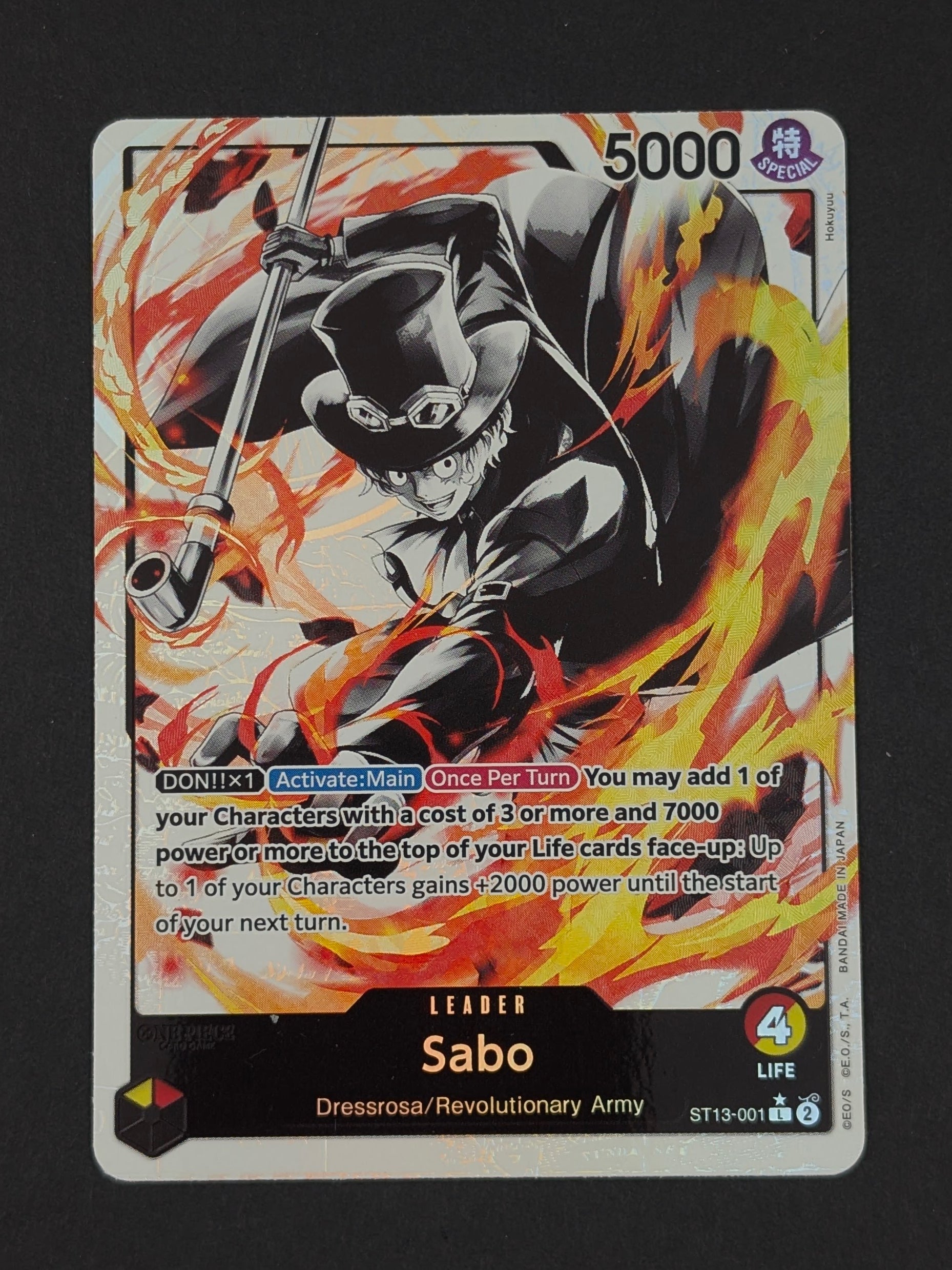 Sabo Alternate Art ST13-001 – Ultra Deck: The Three Brothers