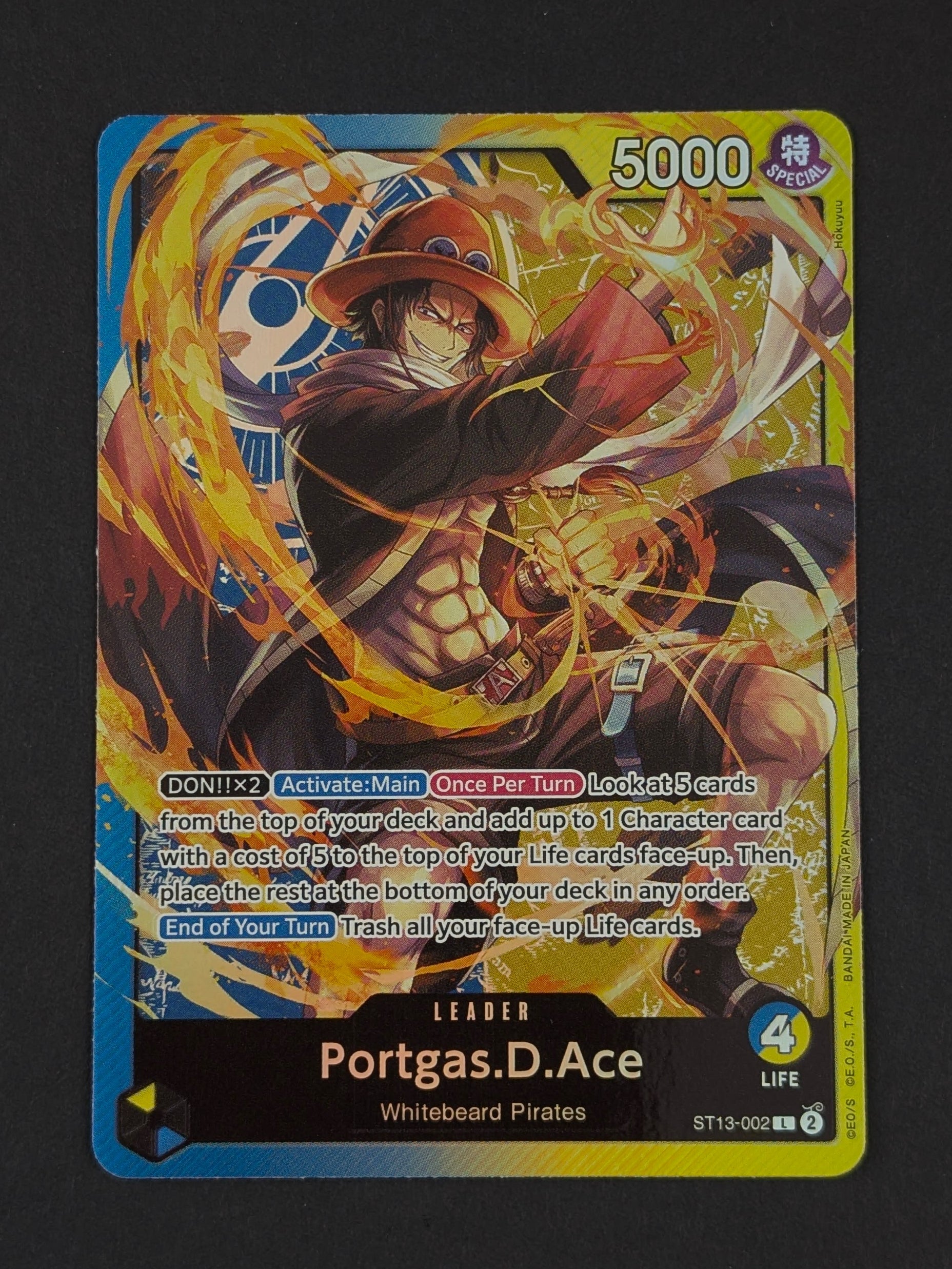 Portgas D. Ace ST13-002 – Ultra Deck: The Three Brothers