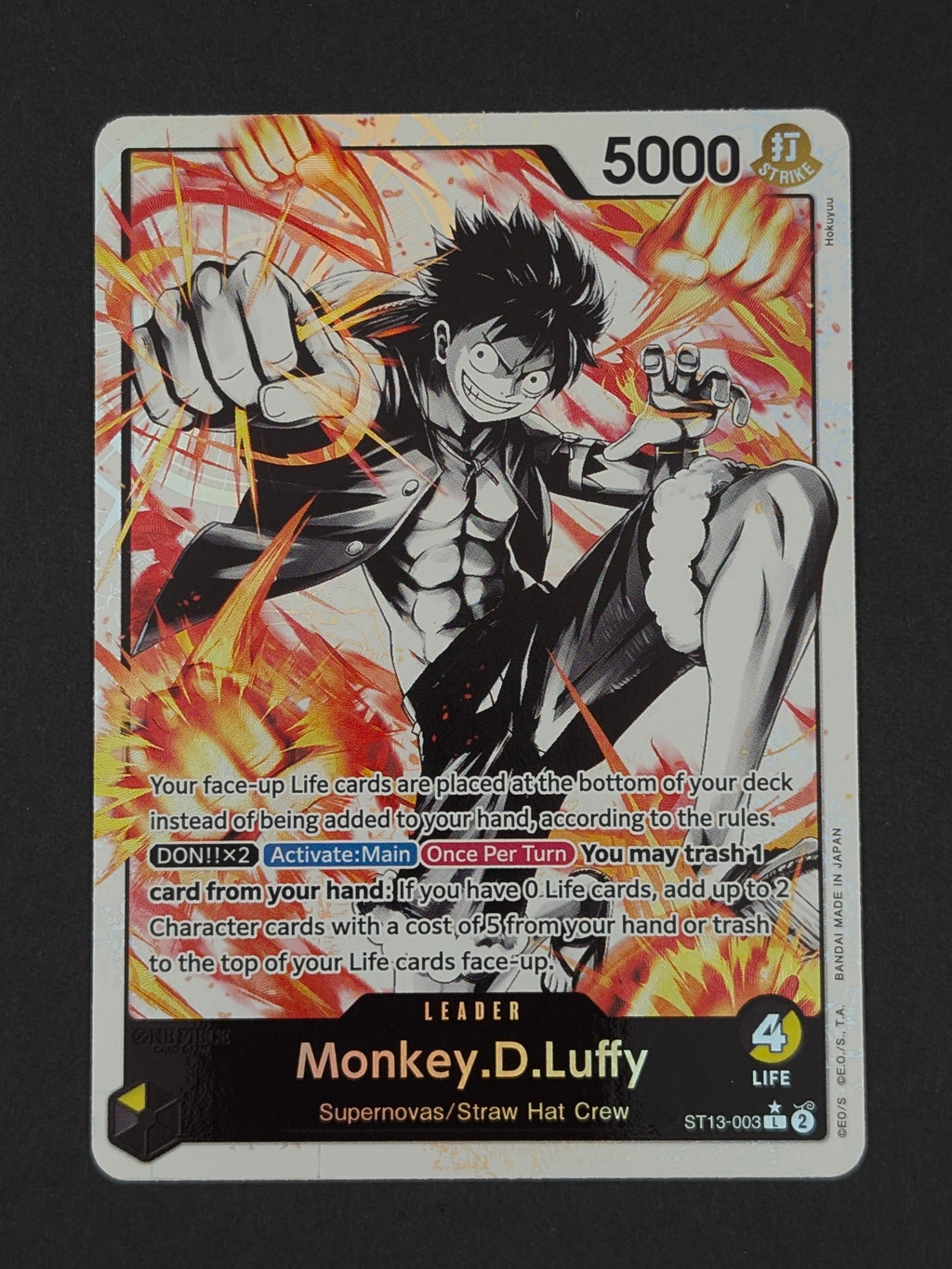 Monkey D. Luffy Alternate Art ST13-003 – Ultra Deck: The Three Brothers