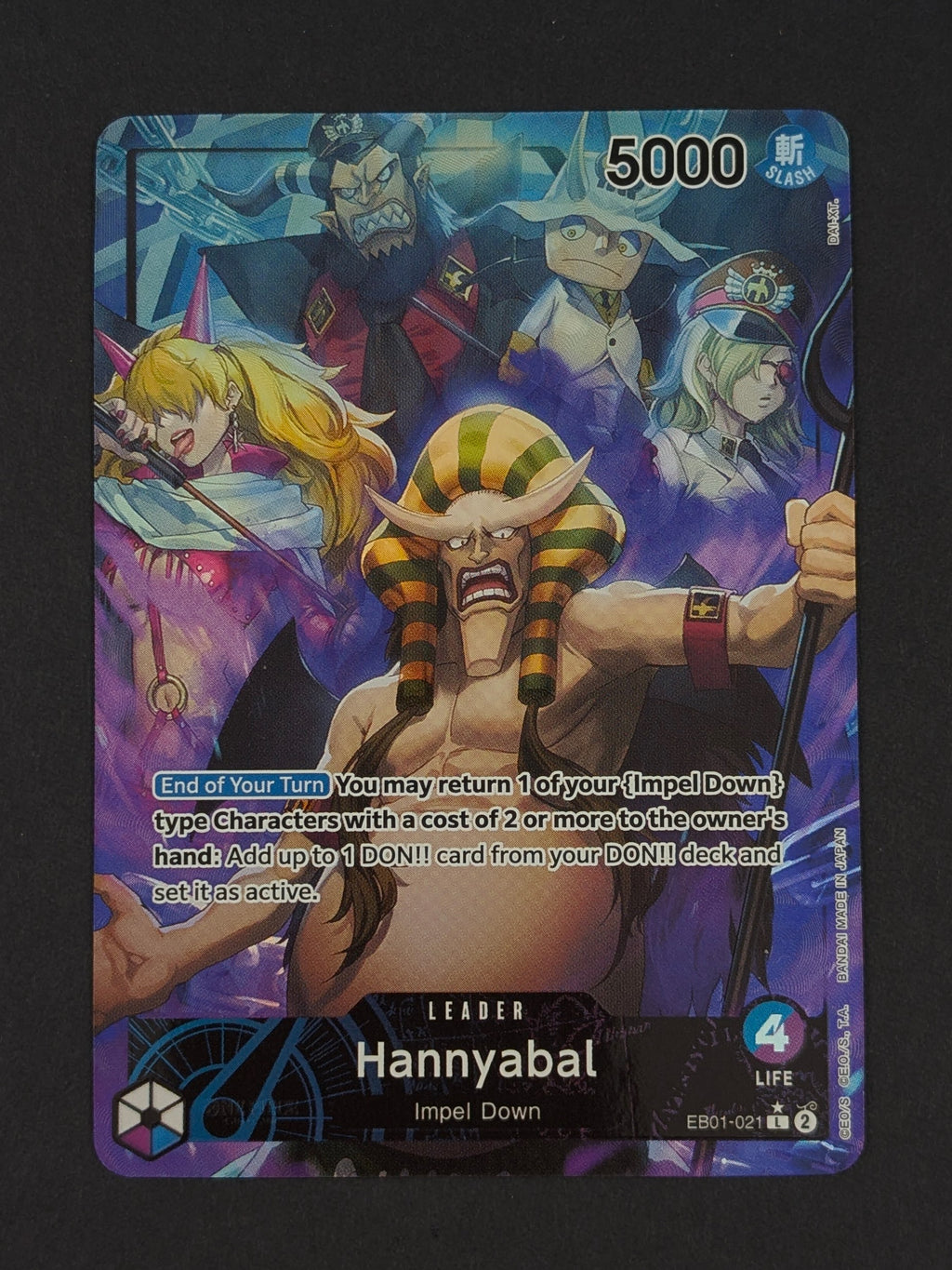 Hannyabal Alternate Art EB01-021 - Memorial Collection