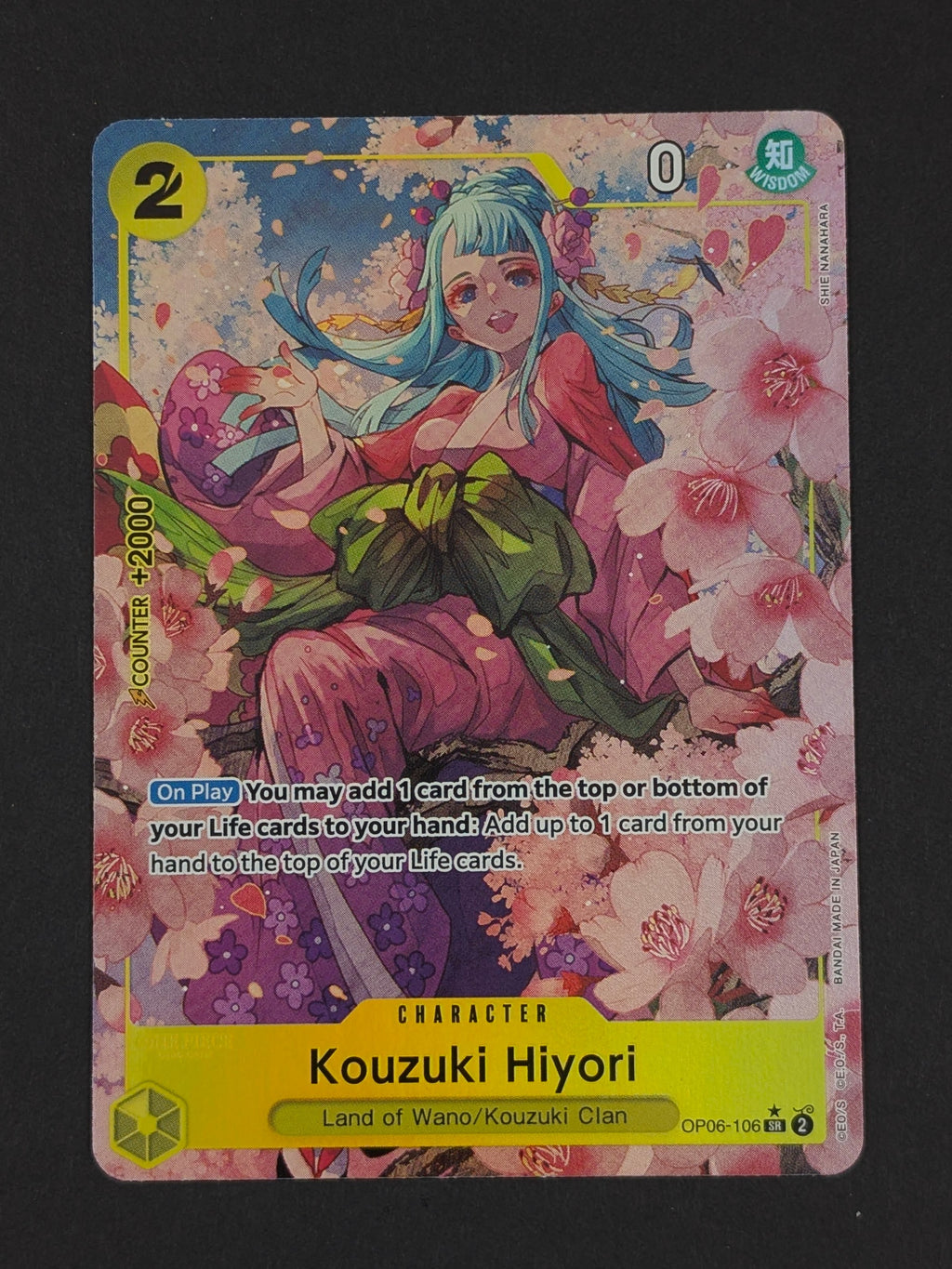 Kouzuki Hiyori Alternate Art OP06-106 - Premium Booster - The Best