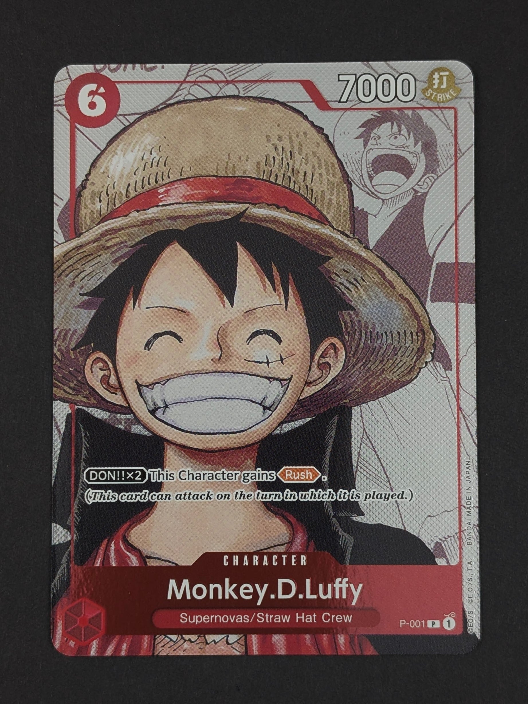 Monkey D. Luffy Premium Card Collection- 25th Anniversary Edition P-001