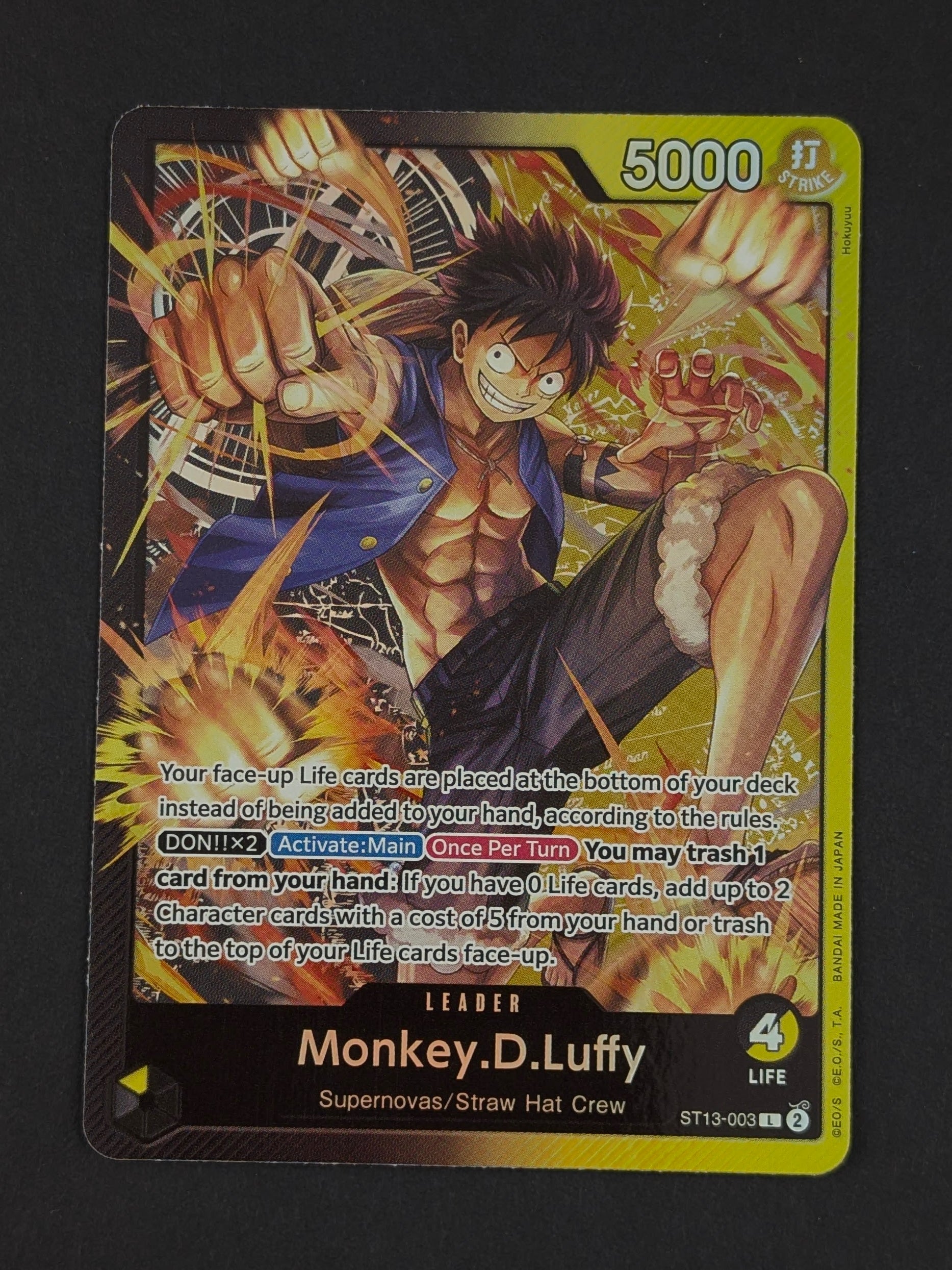Monkey D. Luffy ST13-003 – Ultra Deck: The Three Brothers