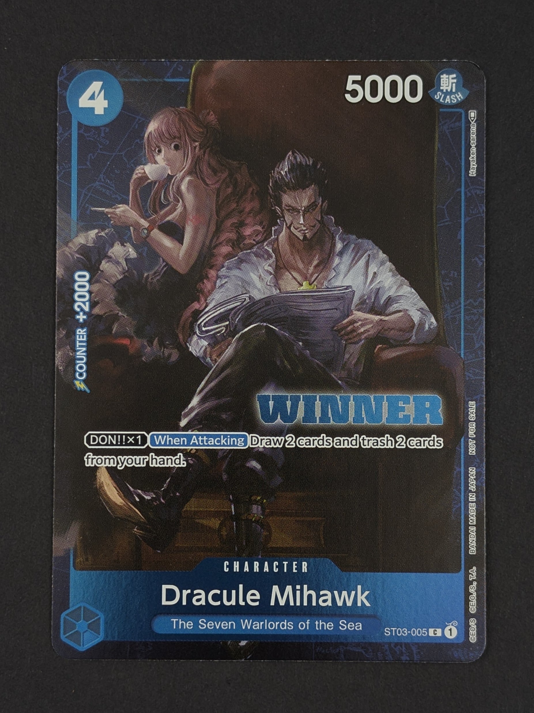 Dracule Mihawk Winner Pack Vol. 4 ST03-005
