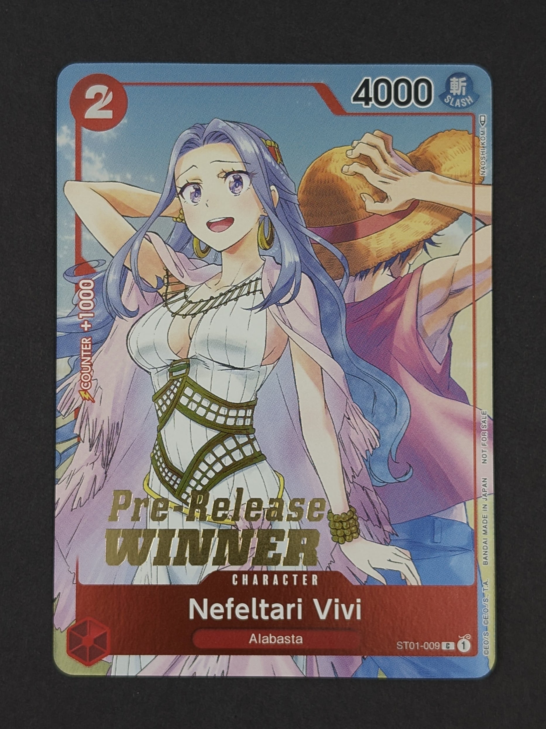 Nefeltari Vivi OP-03 Pre-Release Tournament Winner ST01-009