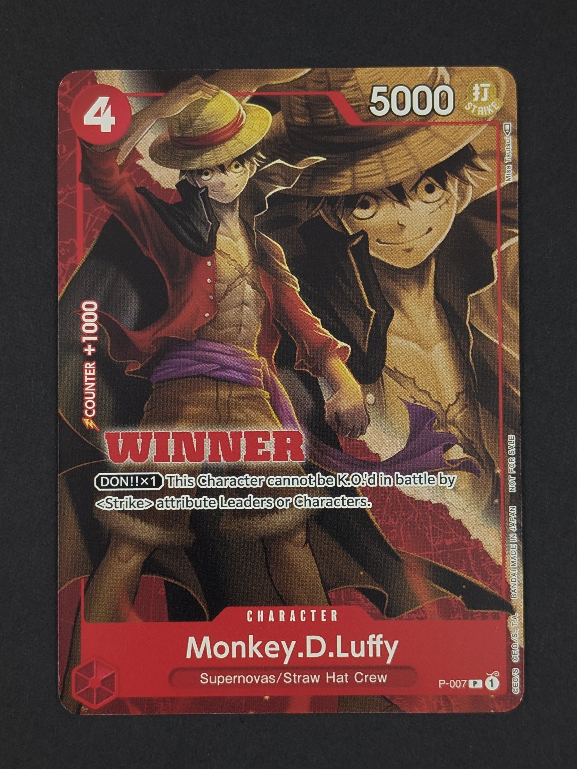 Monkey D. Luffy Winner Pack Vol. 1 2023 P-007