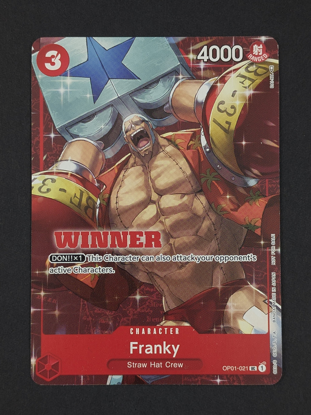 Franky Tournament Pack Vol. 2 Winner OP01-021