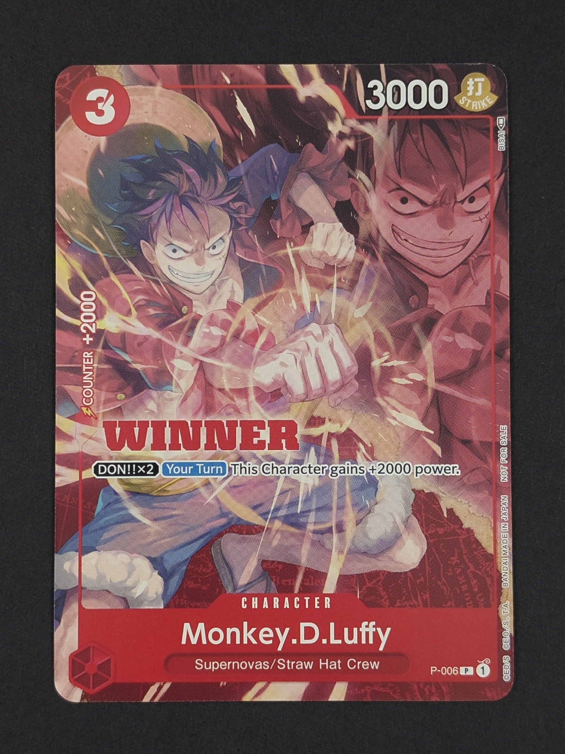 Monkey D. Luffy Winner Pack Vol. 1 2023 P-006