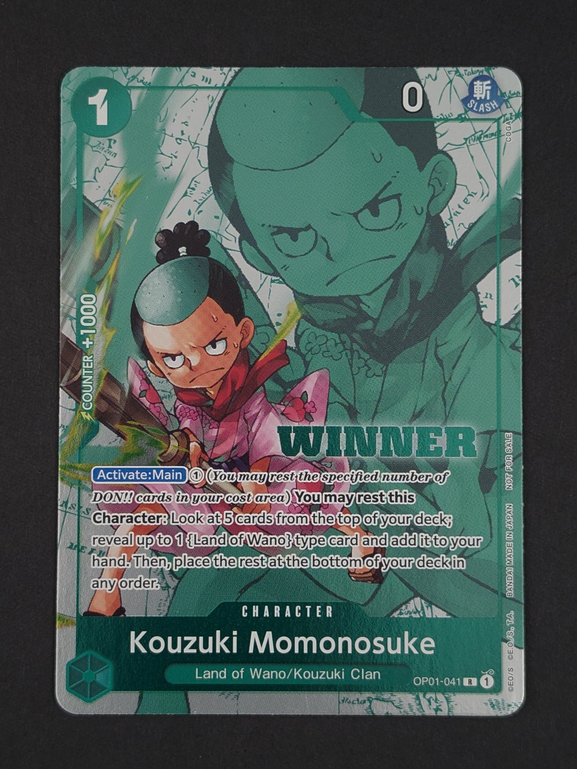 Kouzuki Momonosuke Winner Pack Vol. 7 OP01-041