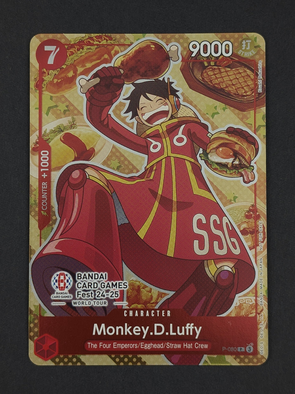 Monkey D. Luffy Bandai Card Games Fest 24-25 2024-2025 P-080