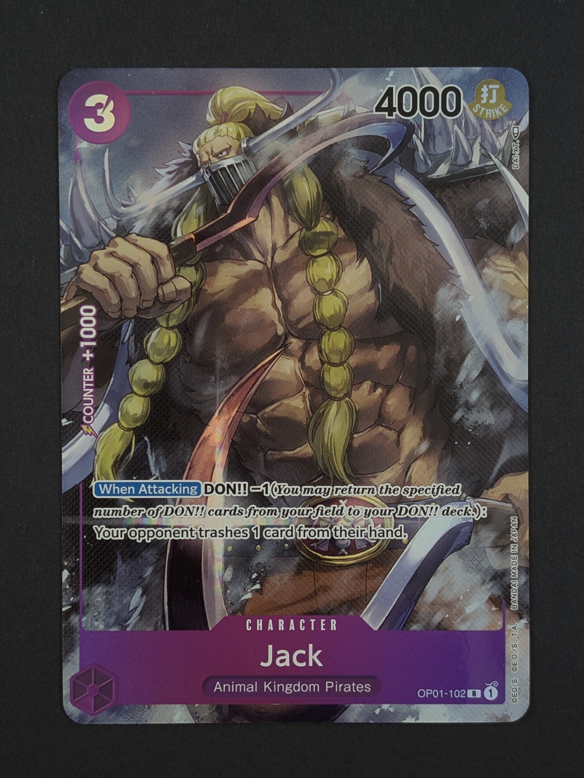 Jack Alternate Art OP01-102 – Romance Dawn